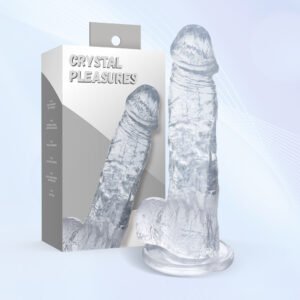 Transparency Realistic Dildo 8.1 Inch Big Dildo Female Masturbation Sex Toys